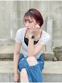 イメチェン/ホワイトブロンド/外ハネボブ/美髪/草津/南草津