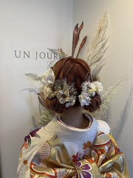 アンジュール 卒業式ヘア