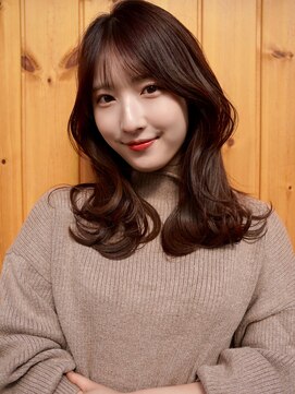 ブゾン(buZon) 【buZon ブゾン】外はねセミディくびれヘア