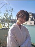 柔らかハンサムショート