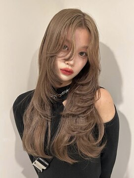 ペレ アネックス 大阪梅田茶屋町店(PELE ANNEX) くびれヘア/アプリコットオレンジ/夏のヘアアレンジ/梅田