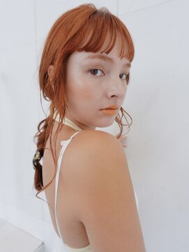 トリコ ショップアンドヘアサロン(tricot shop hair salon) オレンジカラー/暖色カラー/おんまゆ