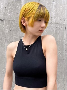 シーエス メイド バイ シャチュー 沖縄店(CS made by SHACHU) イエローボブ