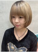 ハイトーンボブ×フェイスレイヤー