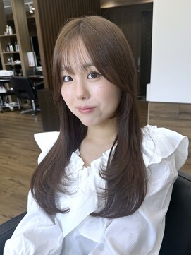 ハピネス クローバー 八木店(Happiness CLOVER) 韓国レイヤー/ブリーチなしカラー/顔周りカット/髪質改善