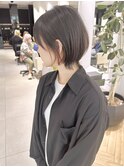 大人ナチュラル外ハネショートウルフインナーカラーピンク