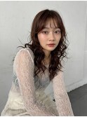 黒髪/小顔/クラゲヘアー/オリーブグレー/ココアベージュ/渋谷