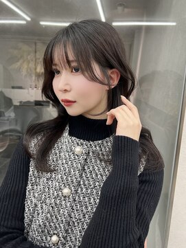 ロール 博多(Role) 縮毛矯正/髪質改善/ミディアムレイヤー/酸性ストレート/透明感