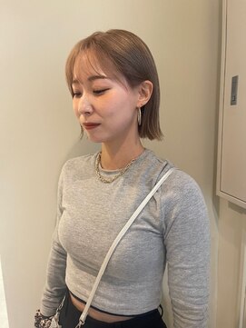 カンナ オーガニック ヘアデザイン(CANNA ORGANIC & HAIR DESIGN) ミルクティーベージュボブ