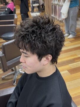 イエローコーン 金沢文庫店(YELLOW CORN) スパイキーショート/スパイキーパーマ/メンズミニウルフ