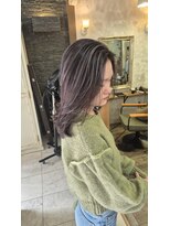 ヘア ラボ ニコ 藤沢店(hair Labo nico...)&nbsp;地毛風ハイライト　白髪ぼかしハイライト