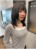 透明感カラー/ミディアムレイヤー[中崎町駅/大阪梅田駅]