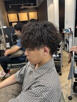 アロー 船橋店(AROH) 刈り上げセンターパート/波巻きツイストスパイラル/船橋