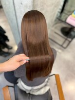 ルート 南堀江(route)&nbsp;ショコラブラウン/艶髪ロング/髪質改善ストレート/美髪/透明感