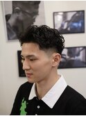 テーパーフェード　スキンフェードカット　シェービング　