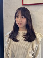 フェイバー 警固店(FAVOR) シースルーバング×ロングレイヤー