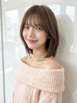 ジーナ セントラル銀座(Zina)&nbsp;髪質改善*小顔ショートボブダークパープル*韓国【Zina銀座】