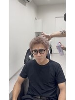 コア 宮崎(CORE)&nbsp;スパイキーピンクベージュ(宮崎/メンズ/宮崎美容室/カラー)