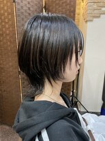 キャラ 池袋本店(CHARA)&nbsp;軽め＆短かめ黒髪ウルフカットもかわいくてオススメ♪【大村】