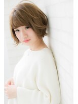 ローマ ギンザ(ROMA Ginza)&nbsp;『ROMA』＊クラシカルミルクティーカラーふんわり小顔ショート＊