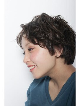 アンドヘアー 西葛西(&-HAIR) &ヘアーKENTO/スタイリング簡単センターパートショート