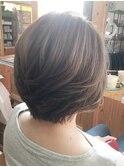 ～LaLa Terrace流～アッシュベージュ×大人かわいいショートボブ