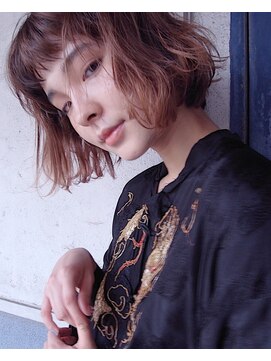 オーサム(AWESOME) 《AWESOME》ラフ アンニュイ カジュアルボブby tomomi