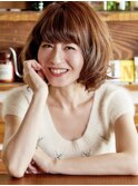 ナチュかわいい☆エアリーウェーブボブ♪