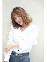 シャル オカチマチ 上野御徒町(shalu) 【shalu 齊藤サトシ】トレンド外はねボブ