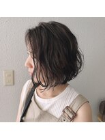 ヘアアンドスペース ベロン(hair&space velon)&nbsp;ゆるウェーブボブ