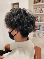 リタ(Lita)&nbsp;ツイストスパイラルパーマツーブロックマッシュアップバング