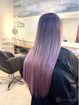 ヘアメイクサロン ゼロ(ZERO) カラー好き必見☆韓国女子系パープルカラー☆