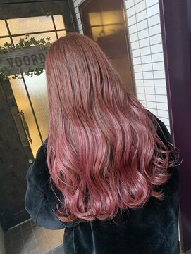 ファンド 千葉(fand) ローズピンク/グラデーションカラー/髪質改善/デザインカラー
