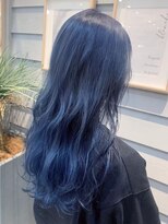 オーブ ヘアー ルナ 彦根店(AUBE HAIR luna)&nbsp;【AUBE HAIR】韓国風カラー_ネイビー