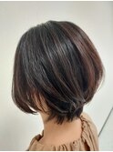乾かすだけでまとまるショートヘア