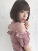 切りっぱなしボブ