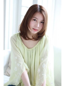 美容室リーフ 豊田店(LeaF) ナチュラルストレート☆ゆるふわミディ
