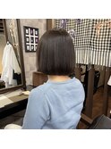 切りっぱなしボブ
