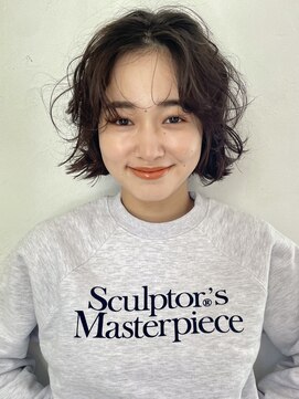 アンアミ シブヤ(Un ami shibuya) 【Un ami】ふんわりカールの無造作パーマ　大楽