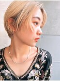 【ROJITHA表参道原宿】大人ショート×ベージュゴールド