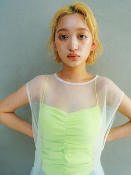 カンナ(Canna) ベビーバング/耳掛けショート/デザインカラー/髪質改善/20代