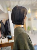 ミニボブ/コンパクトボブ/ブラックカラー　渋谷　渋谷