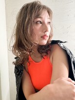 ノラ ウメダ(NORA UMEDA)&nbsp;レイヤーロングワンカール姫カットシアーカラーセミディ