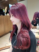 アフロート ギンザ(AFLOAT GINZA) 【Nanako。】ブリーチ必須チェリーピンク韓国レイヤー