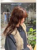 ロングウェーブパーマ ～