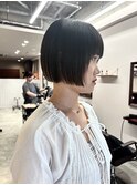 【Look at】20代30代40代ミニボブ切りっぱなし