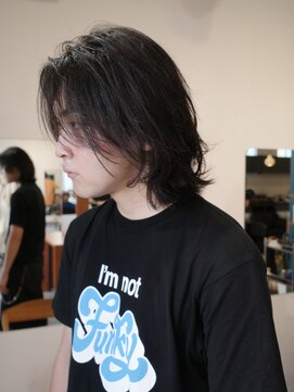 ヨー(Yoh-) 【メンズロング/阿部達哉】メンズレイヤー/ロン毛/ニュアンス