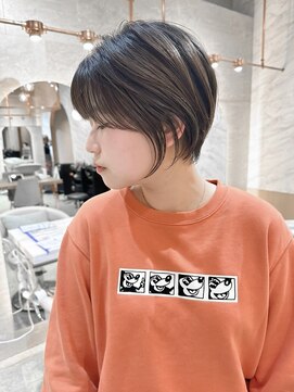 ロンド ブランシュ 錦糸町北口(Lond blanche) 前髪アンブレラカラーこなれミディイメチェンウェーブパーマ