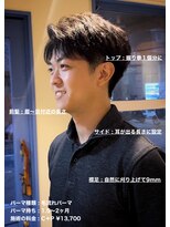 ディータ(Dita)&nbsp;大人毛流れアップバングショートin大宮メンズカットパーマ美容室