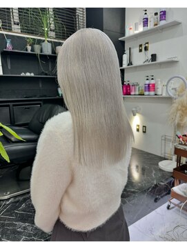 チュダック(ChuDuck) 韓国風《ペールシルバー》ハイトーン/ケアブリーチ/ダブルカラー